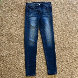 American Eagle hi rise super stretch jeggings